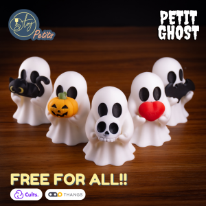 Nuttet spøgelse med magnetisk tilbehør